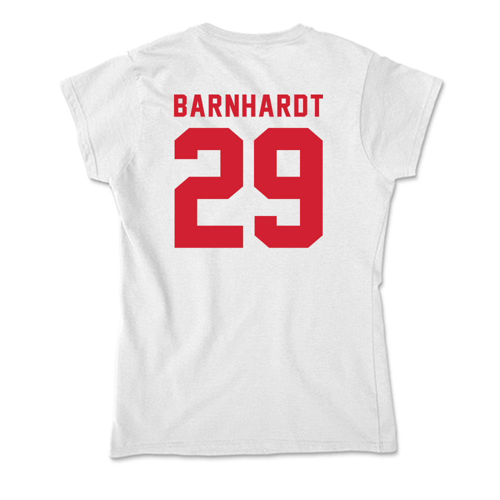 NC State - NCAA Football : Brody Barnhardt - Soft Style Women’s T-Shirt-1