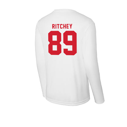 NC State - NCAA Football : Gus Ritchey - Activewear Long Sleeve T-Shirt-1