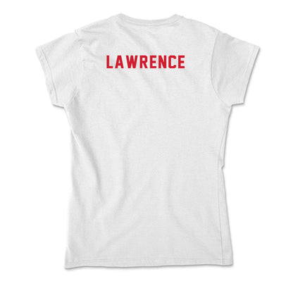 NC State - NCAA Women's Swimming & Diving : Katie Lawrence - Soft Style Women’s T-Shirt-1