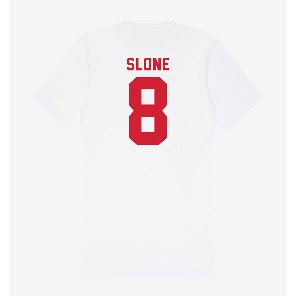 NC State - NCAA Football : Cian Slone - Women's V-Neck T-Shirt-1