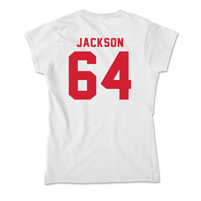 NC State - NCAA Football : Rico Jackson - Soft Style Women’s T-Shirt-1