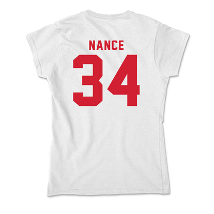 NC State - NCAA Baseball : Anderson Nance - Soft Style Women’s T-Shirt-1