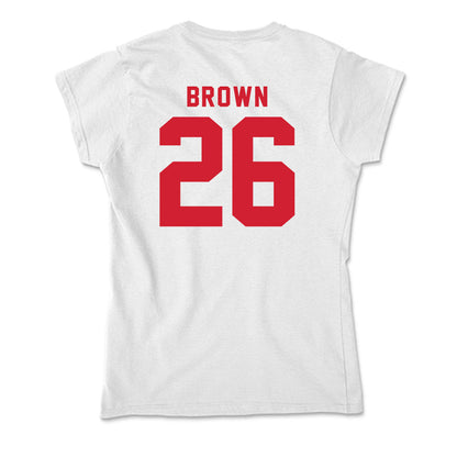 NC State - NCAA Football : Asaad Brown - Soft Style Women’s T-Shirt-1
