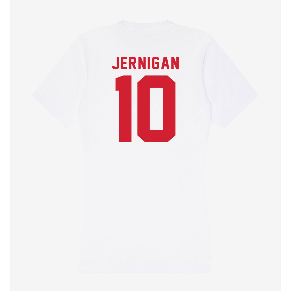 NC State - NCAA Women's Basketball : Adelaide Jernigan - Women's V-Neck T-Shirt-1