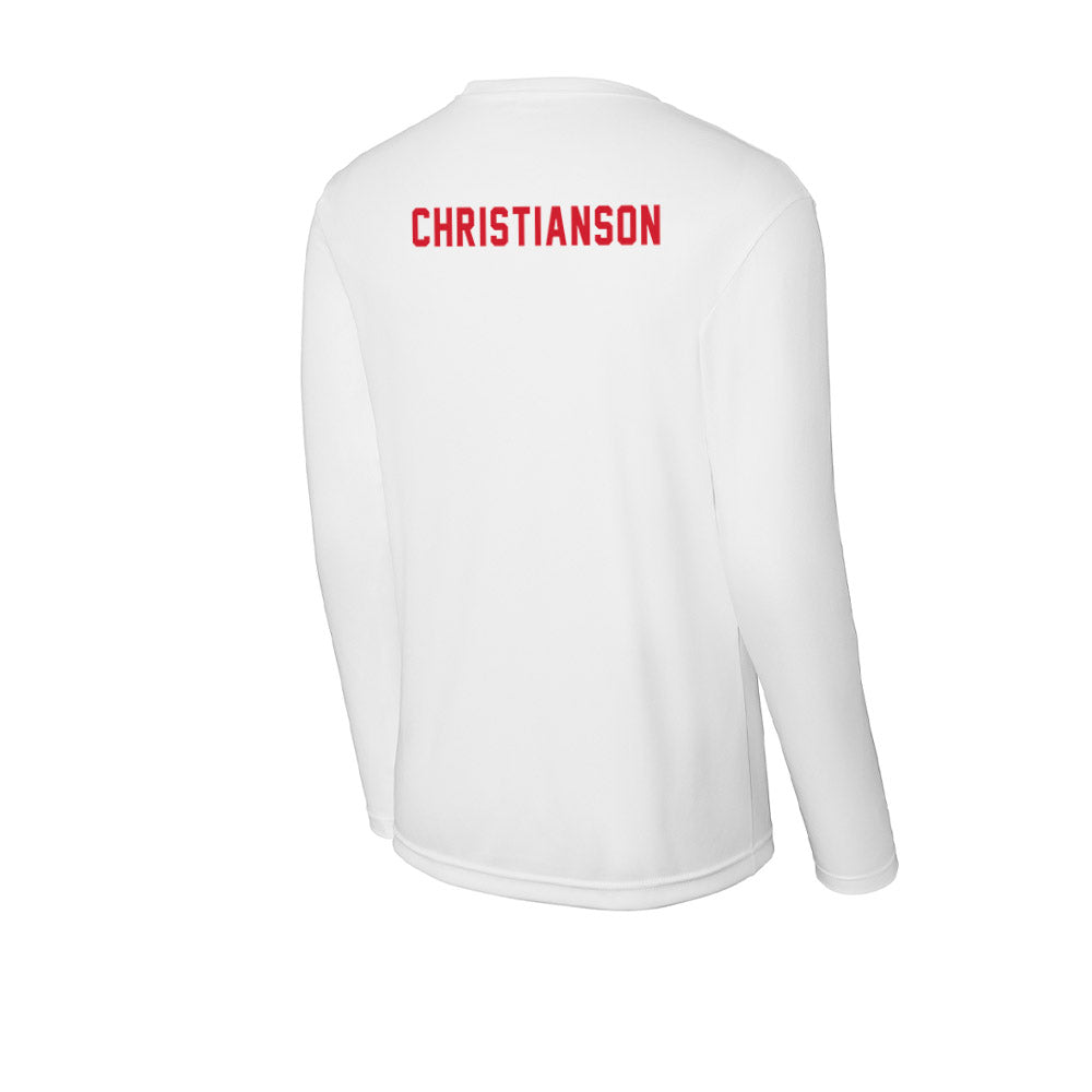NC State - NCAA Women's Swimming & Diving : Lily Christianson - Activewear Long Sleeve T-Shirt