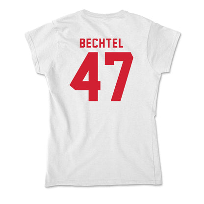 NC State - NCAA Baseball : Jake Bechtel - Soft Style Women’s T-Shirt-1