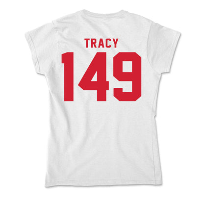 NC State - NCAA Wrestling : Tyler Tracy - Soft Style Women’s T-Shirt-1