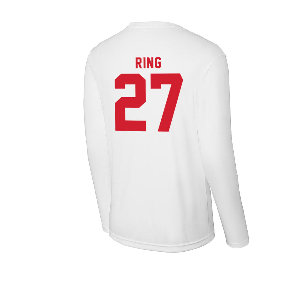 NC State - NCAA Women's Volleyball : Rebecca Ring - Activewear Long Sleeve T-Shirt-1