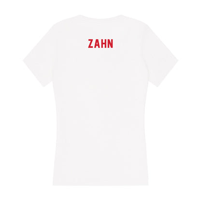 NC State - NCAA Cheerleading : Hayley Zahn - Women's V-Neck T-Shirt-1