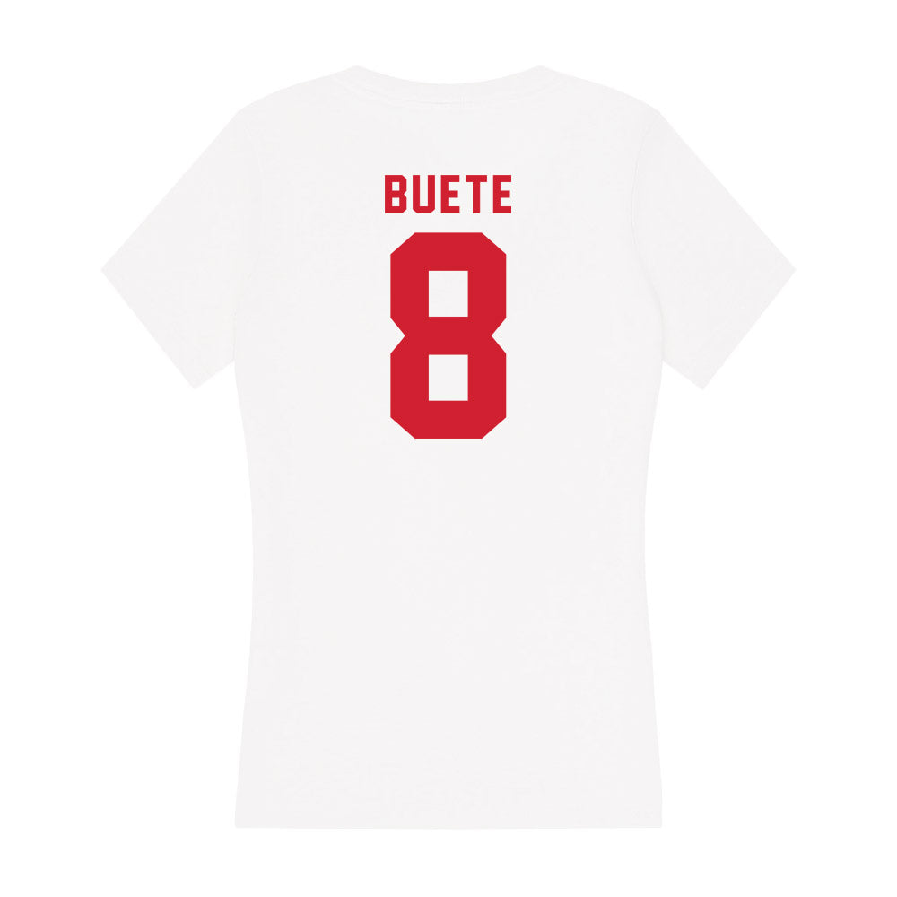 NC State - NCAA Men's Soccer : Will Buete - Women's V-Neck T-Shirt-1