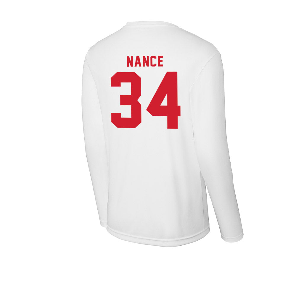 NC State - NCAA Baseball : Anderson Nance - Activewear Long Sleeve T-Shirt-1
