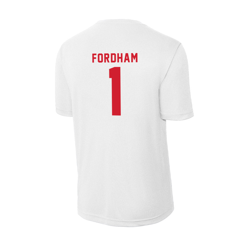 NC State - NCAA Football : Caden Fordham - Activewear T-Shirt-1
