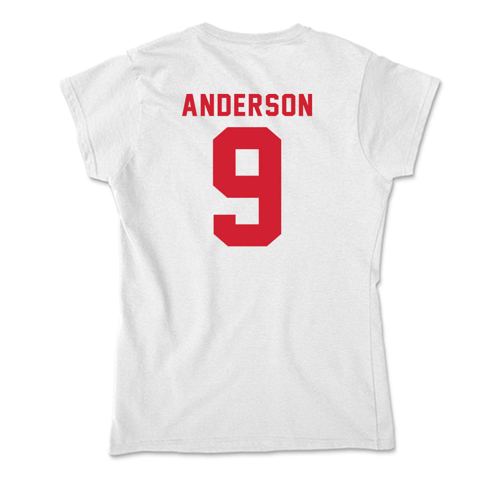 NC State - NCAA Football : Terrell Anderson - Soft Style Women’s T-Shirt-1