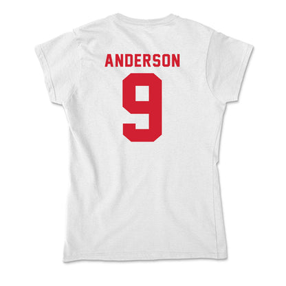 NC State - NCAA Football : Terrell Anderson - Soft Style Women’s T-Shirt-1