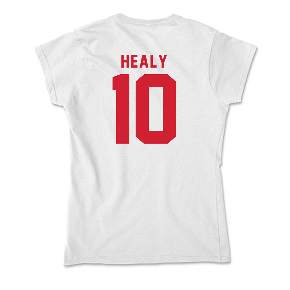 NC State - NCAA Men's Soccer : Taig Healy - Soft Style Women’s T-Shirt-1