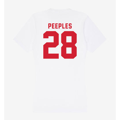 NC State - NCAA Men's Soccer : Brendan Peeples - Women's V-Neck T-Shirt-1