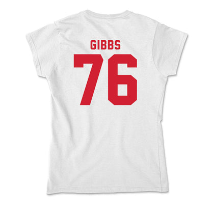 NC State - NCAA Football : Michael Gibbs - Soft Style Women’s T-Shirt-1