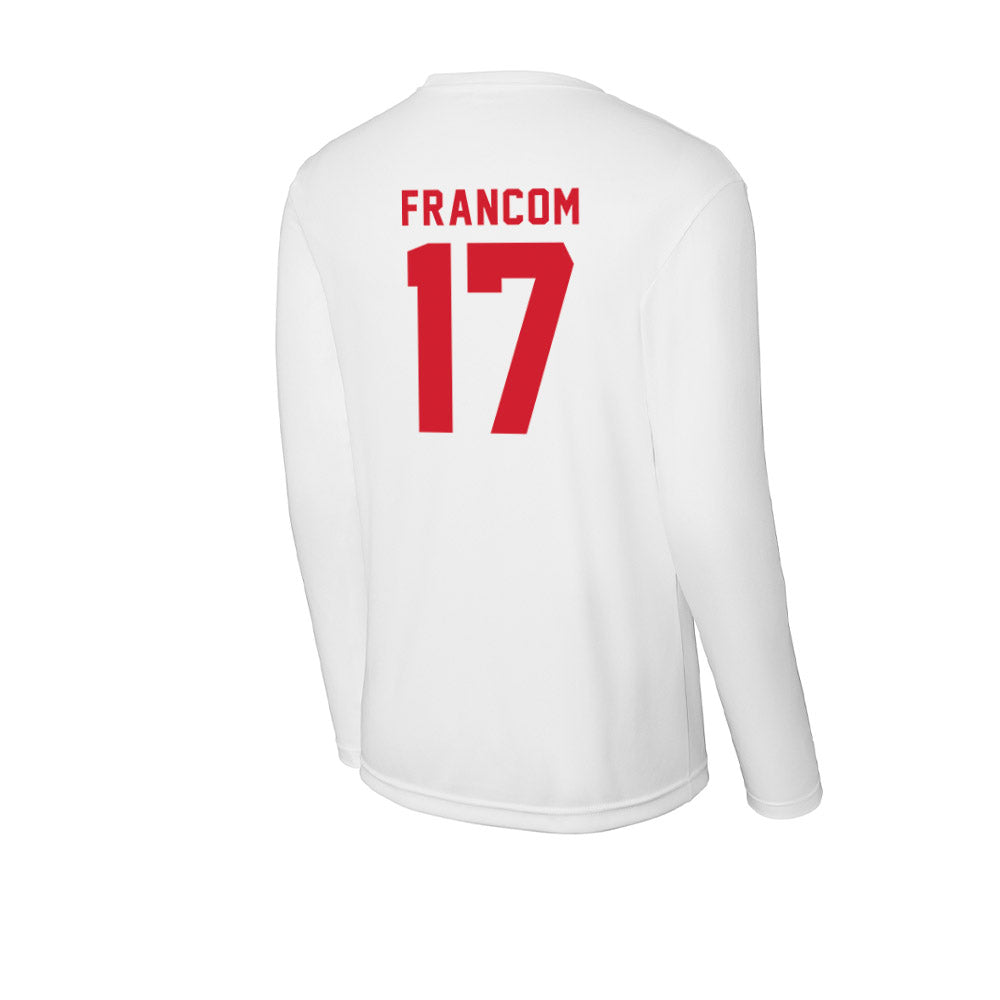 NC State - NCAA Women's Volleyball : Talia Francom - Activewear Long Sleeve T-Shirt-1