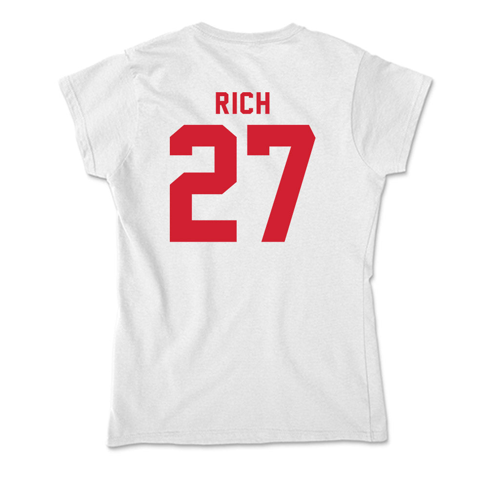 NC State - NCAA Women's Soccer : Eliza Rich - Soft Style Women’s T-Shirt-1