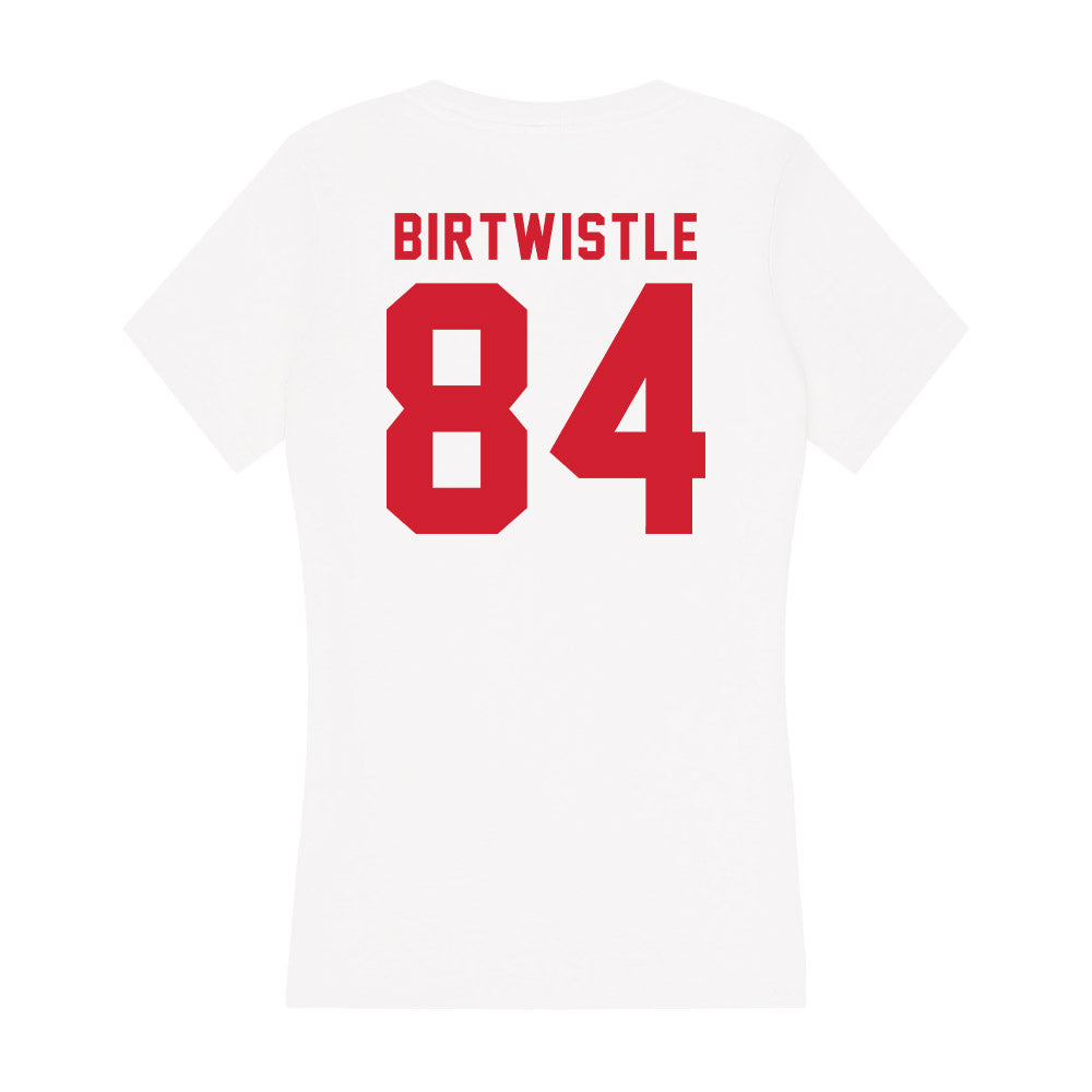 NC State - NCAA Football : Charlie Birtwistle - Women's V-Neck T-Shirt-1