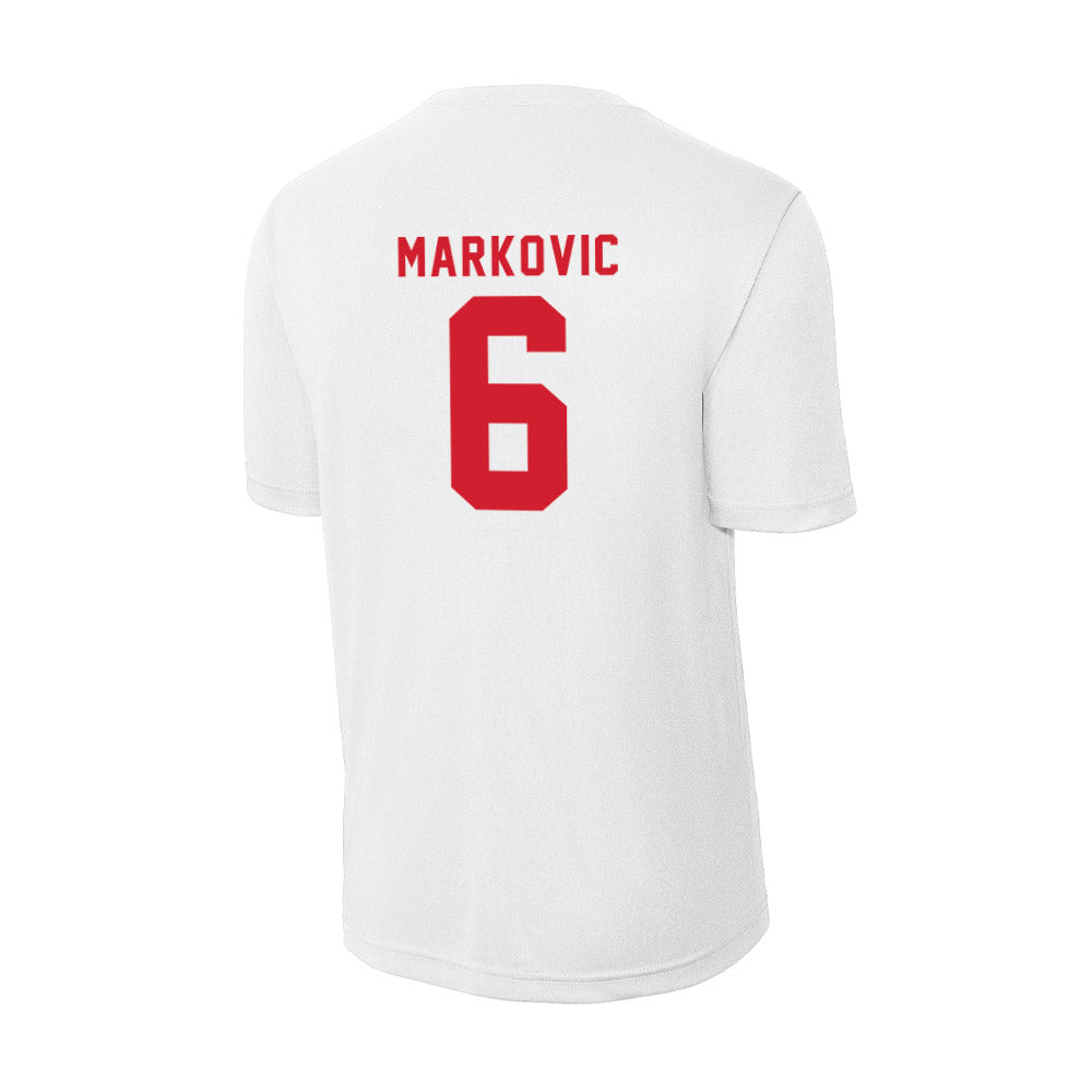NC State - NCAA Men's Soccer : Nikola Markovic - Activewear T-Shirt-1
