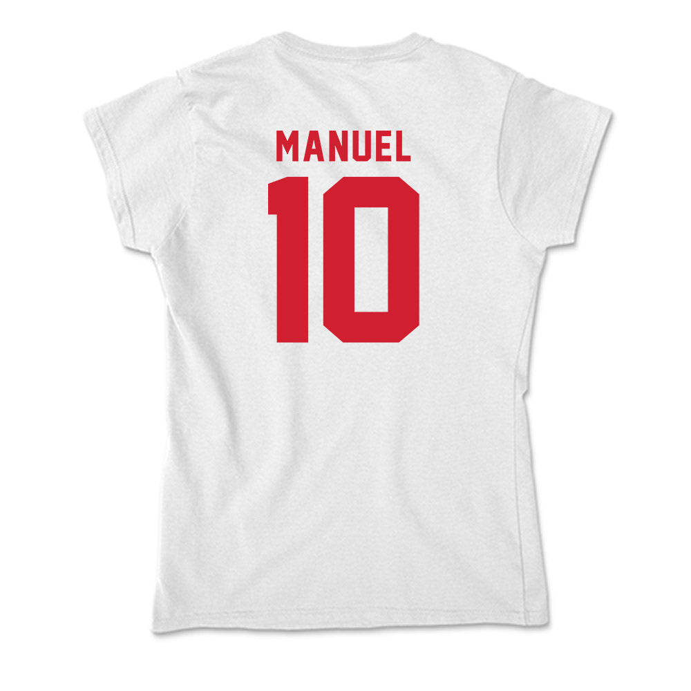 NC State - NCAA Baseball : Truitt Manuel - Soft Style Women’s T-Shirt-1