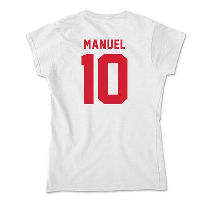 NC State - NCAA Baseball : Truitt Manuel - Soft Style Women’s T-Shirt-1