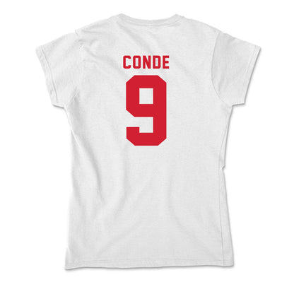 NC State - NCAA Men's Soccer : Ibrahim Conde - Soft Style Women’s T-Shirt-1