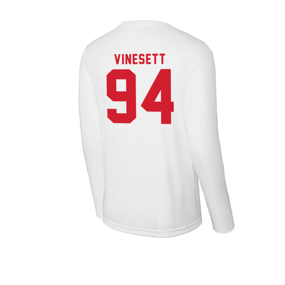 NC State - NCAA Football : Kanoah Vinesett - Activewear Long Sleeve T-Shirt