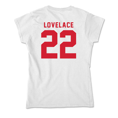 NC State - NCAA Men's Soccer : Drew Lovelace - Soft Style Women’s T-Shirt-1