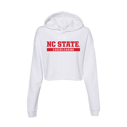 NC State - NCAA Cheerleading : Hayley Zahn - Women's Crop Fleece Hoodie-0