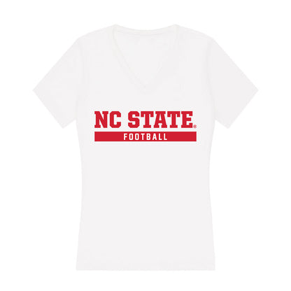 NC State - NCAA Football : Jerel Bolder - Women's V-Neck T-Shirt-0