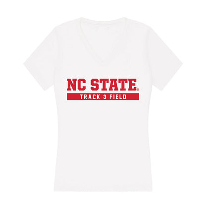 NC State - NCAA Women's Track & Field : Nia Armstrong - Women's V-Neck T-Shirt-0
