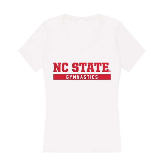 NC State - NCAA Women's Gymnastics : Autumn Rardin - Women's V-Neck T-Shirt-0