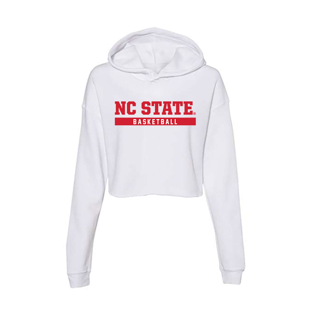 NC State - NCAA Women's Basketball : Zoe Brooks - Women's Crop Fleece Hoodie-0