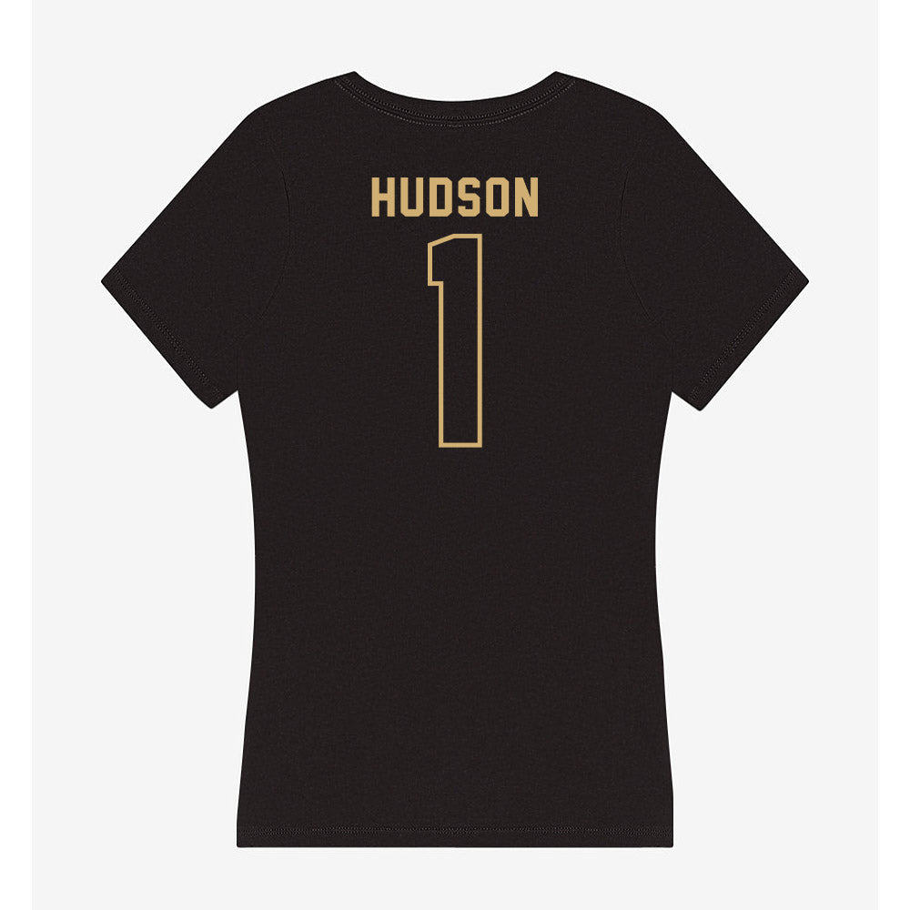 Vanderbilt - NCAA Football : Trent Hudson - Women's V-Neck T-Shirt-1