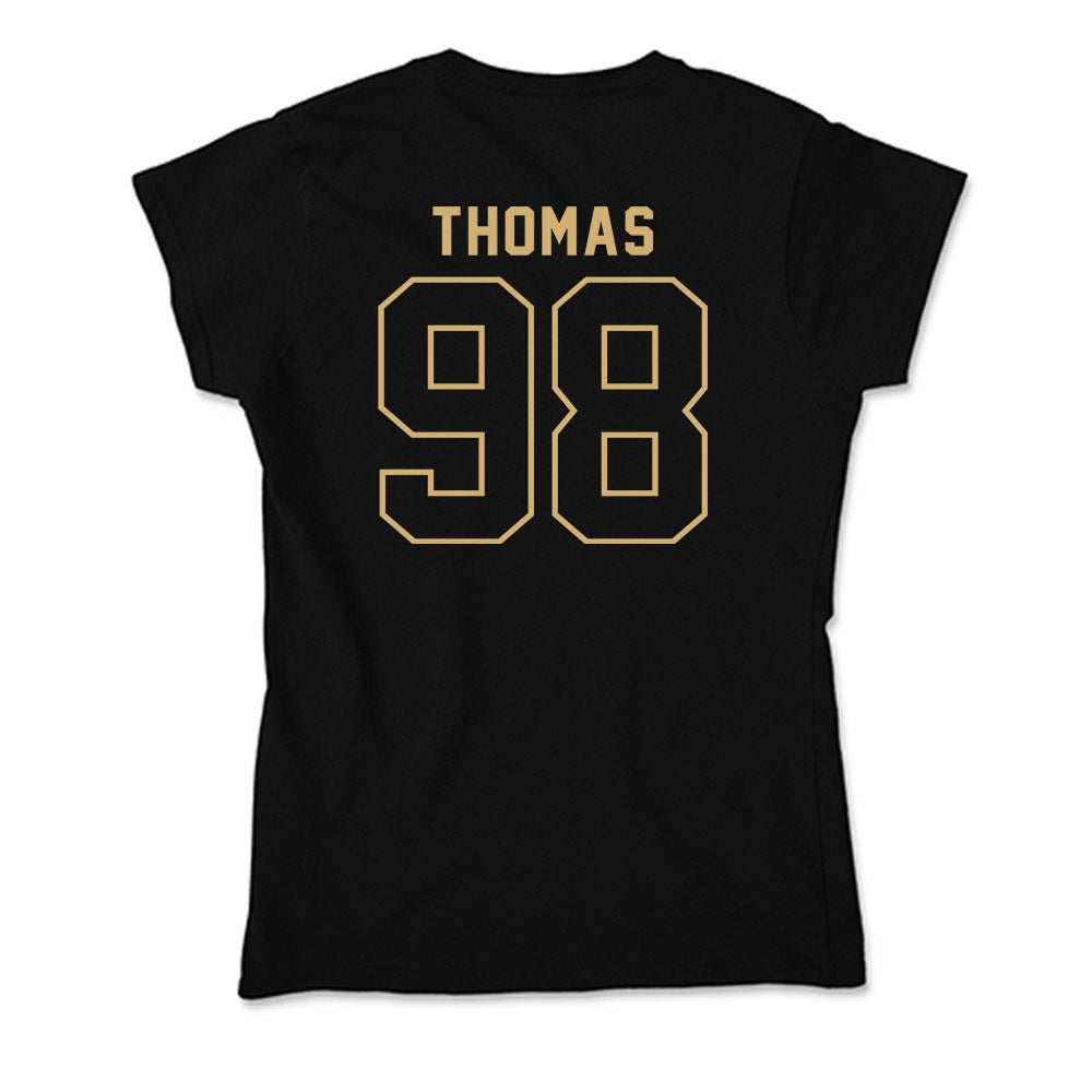 Vanderbilt - NCAA Football : Demarion Thomas - Soft Style Women’s T-Shirt-1