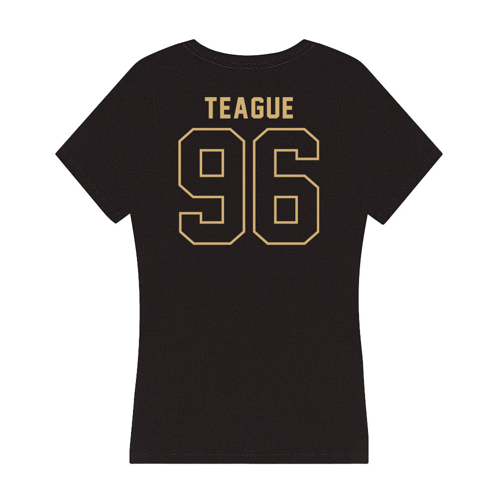 Vanderbilt - NCAA Baseball : Nathan Teague - Women's V-Neck T-Shirt-1