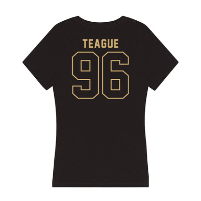 Vanderbilt - NCAA Baseball : Nathan Teague - Women's V-Neck T-Shirt-1