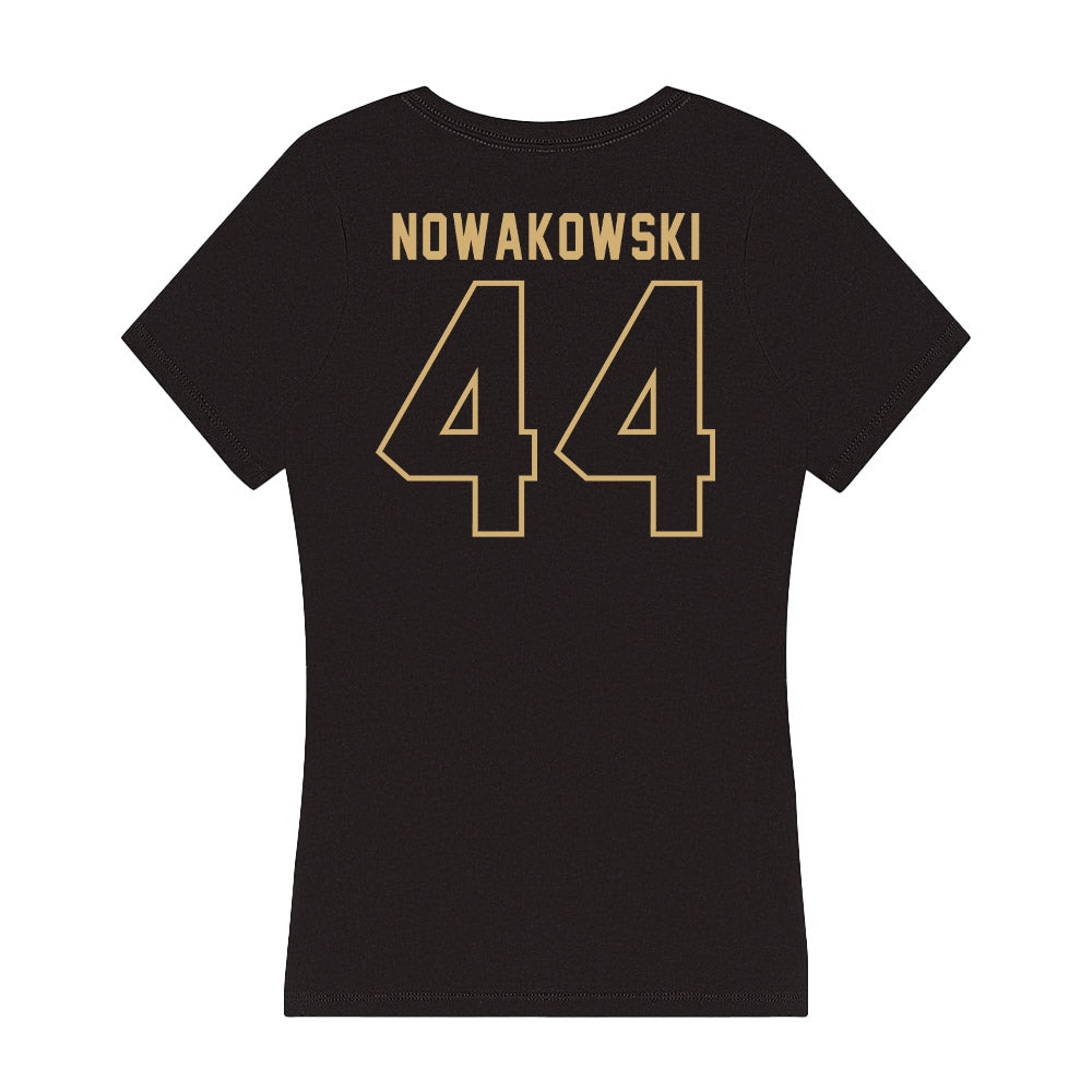  - NCAA Women's Lacrosse : Alexi Nowakowski - Women's V-Neck T-Shirt-1
