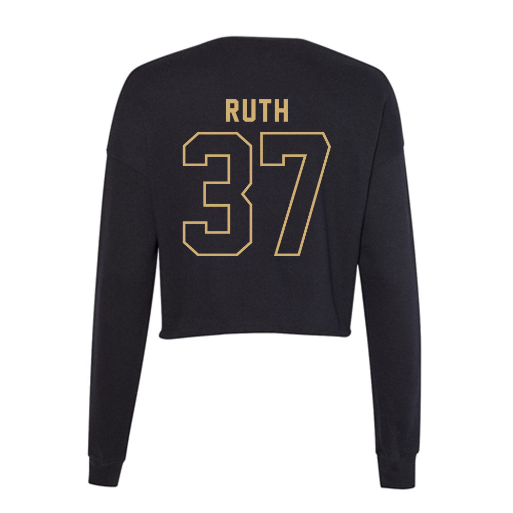 Vanderbilt - NCAA Football : Jailen Ruth - Women's Cropped Crew Fleece-1