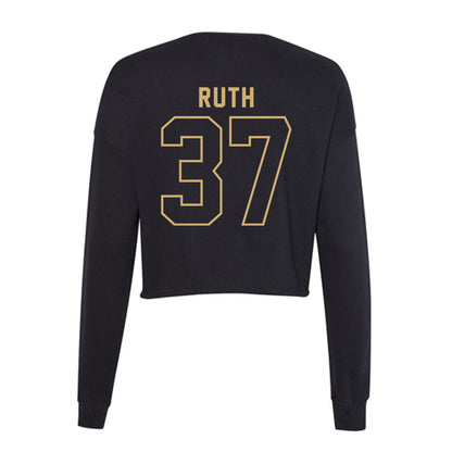 Vanderbilt - NCAA Football : Jailen Ruth - Women's Cropped Crew Fleece-1