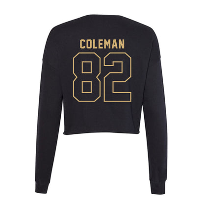 Vanderbilt - NCAA Football : Brycen Coleman - Women's Cropped Crew Fleece-1