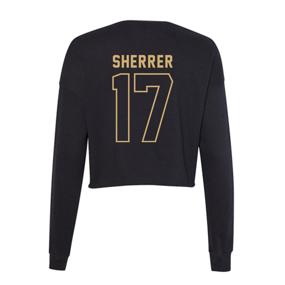 Vanderbilt - NCAA Women's Soccer : Ava Sherrer - Women's Cropped Crew Fleece-1