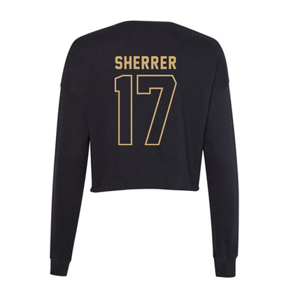 Vanderbilt - NCAA Women's Soccer : Ava Sherrer - Women's Cropped Crew Fleece-1
