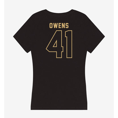 Vanderbilt - NCAA Football : Stone Owens - Women's V-Neck T-Shirt-1