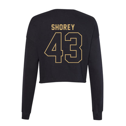 - NCAA Baseball : Matthew Shorey - Women's Cropped Crew Fleece-1