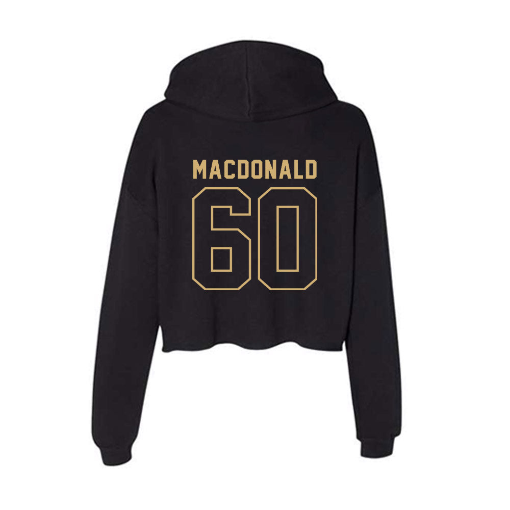 Vanderbilt - NCAA Football : Duncan MacDonald - Women's Crop Fleece Hoodie-1