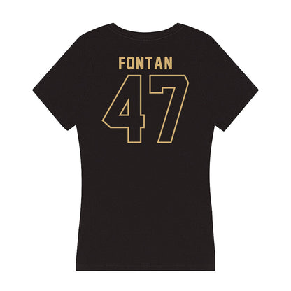 Vanderbilt - NCAA Football : Isaiah Fontan - Women's V-Neck T-Shirt-1