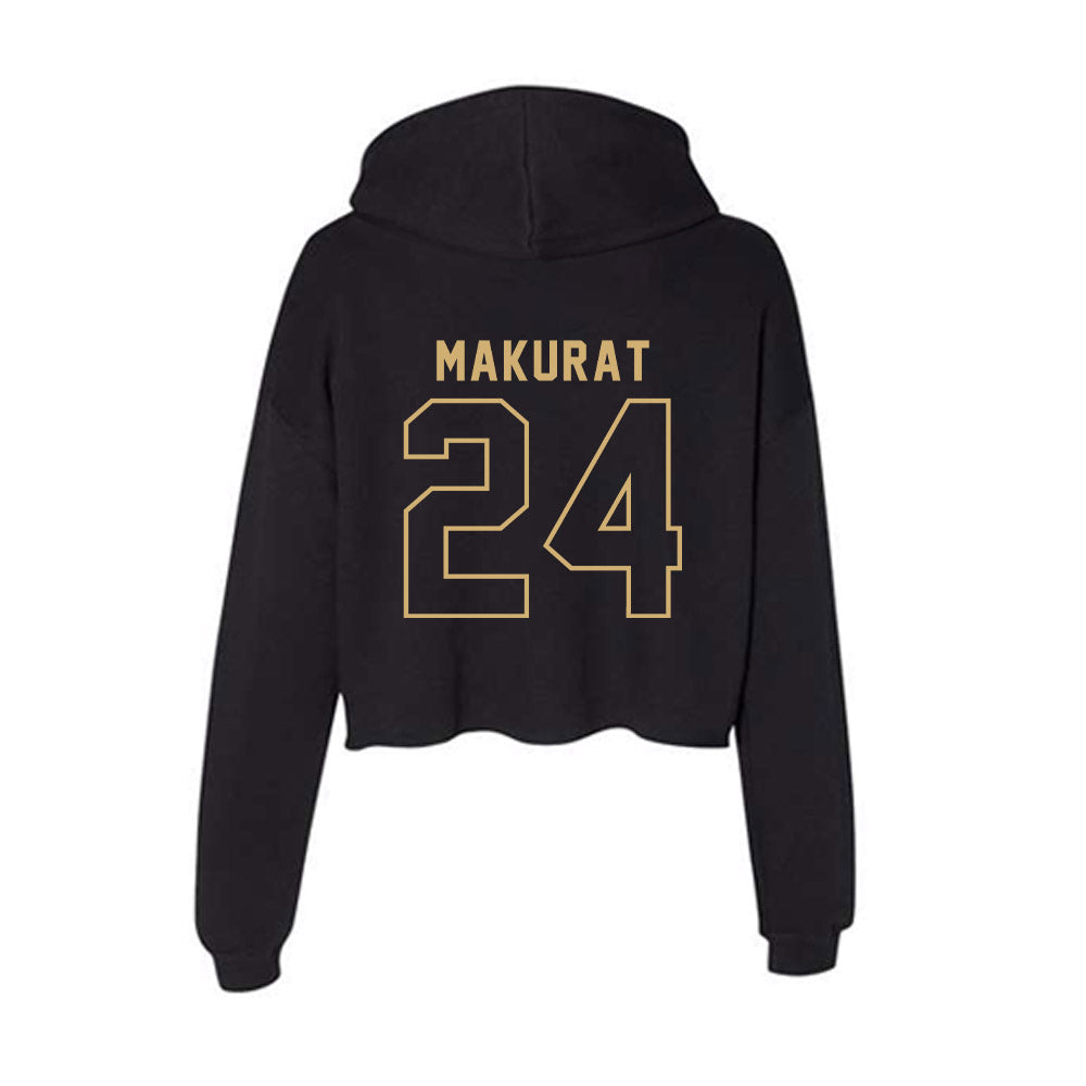 Vanderbilt - NCAA Women's Basketball : Agata Makurat - Women's Crop Fleece Hoodie-1